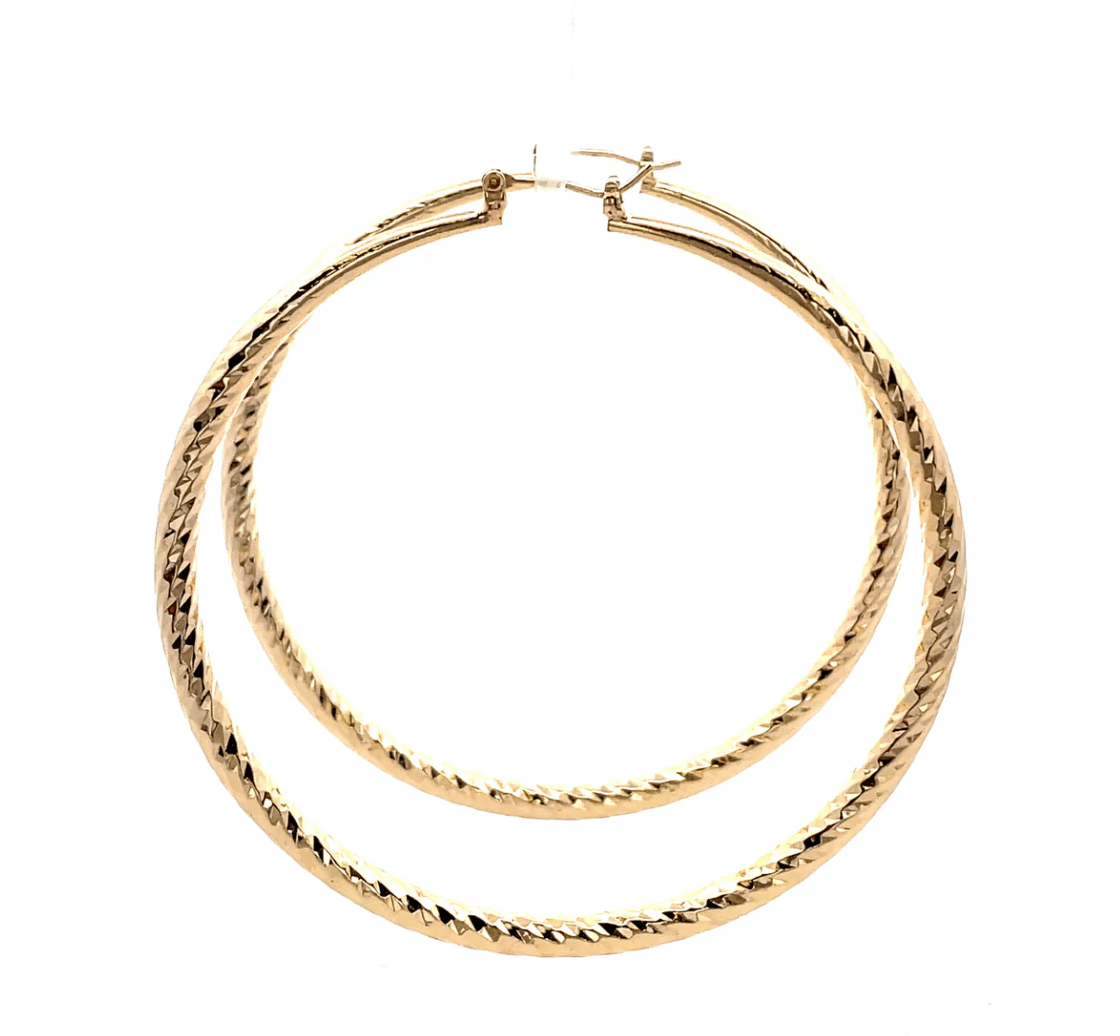 The One Jewelry Hollow Design Earring - Round - Beauty Exchange Beauty Supply