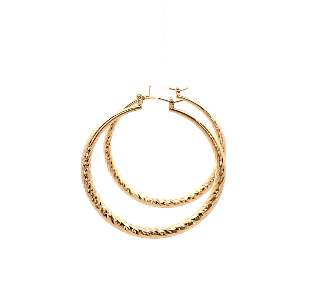 The One Jewelry Hollow Design Earring - Round - Beauty Exchange Beauty Supply