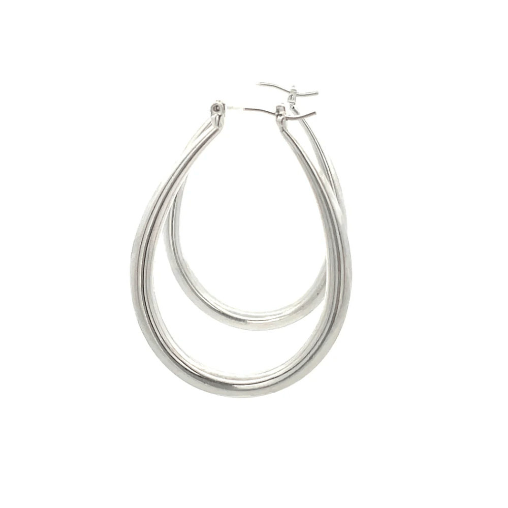 The One Jewelry Hollow Plain Design Earring - Oval - Beauty Exchange Beauty Supply