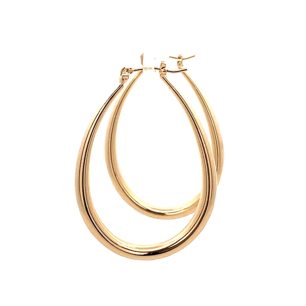 The One Jewelry Hollow Plain Design Earring - Oval - Beauty Exchange Beauty Supply