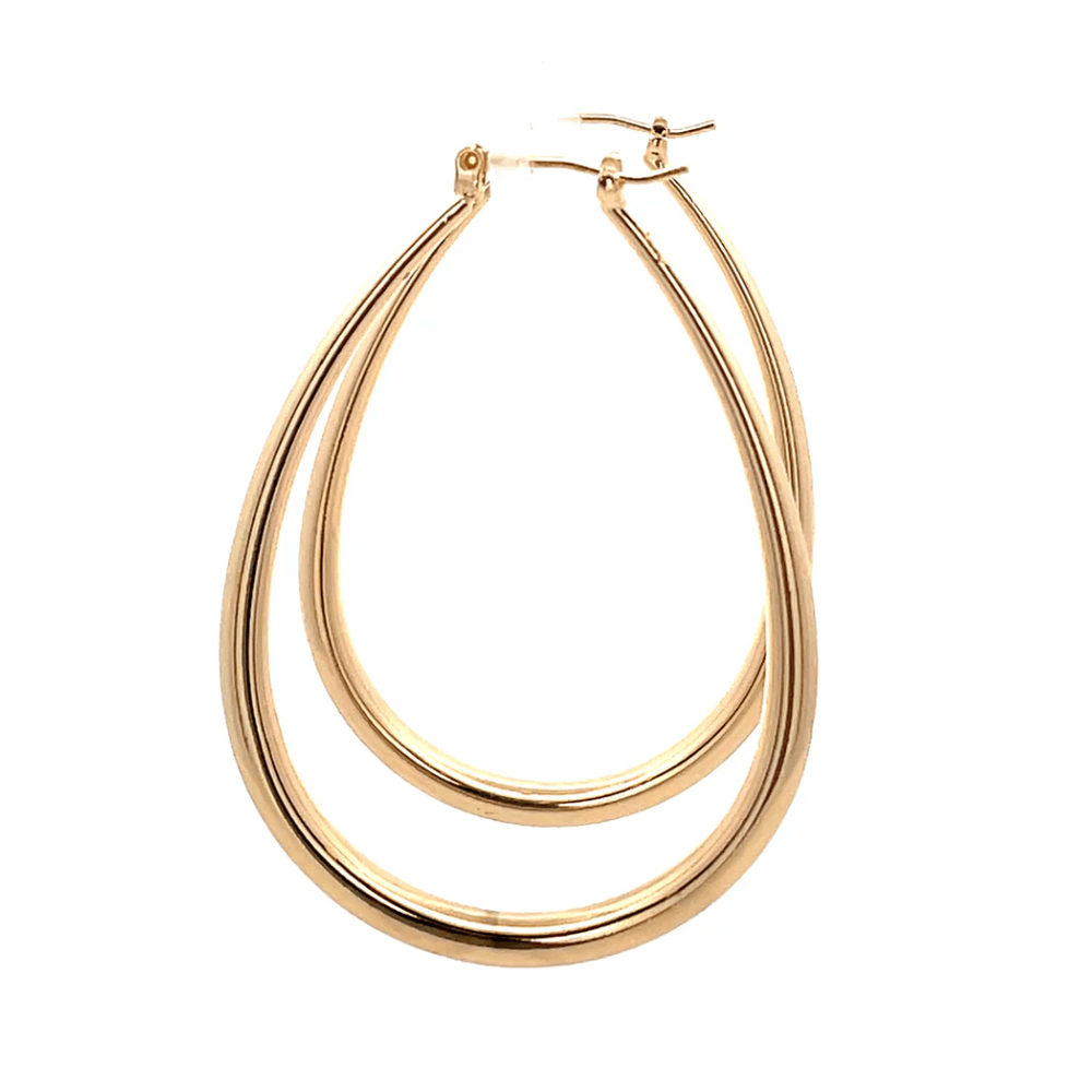 The One Jewelry Hollow Plain Design Earring - Oval - Beauty Exchange Beauty Supply