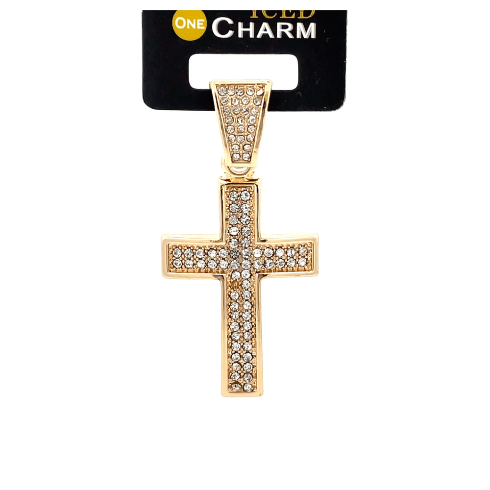 The One Jewelry Iced Charms - Gold Designs - Beauty Exchange Beauty Supply