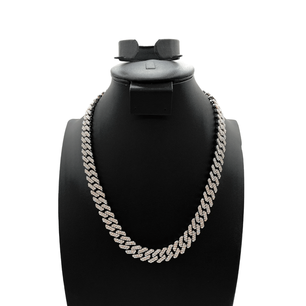 The One Jewelry Iced Out Diamond Necklace - 9 Styles - Beauty Exchange Beauty Supply