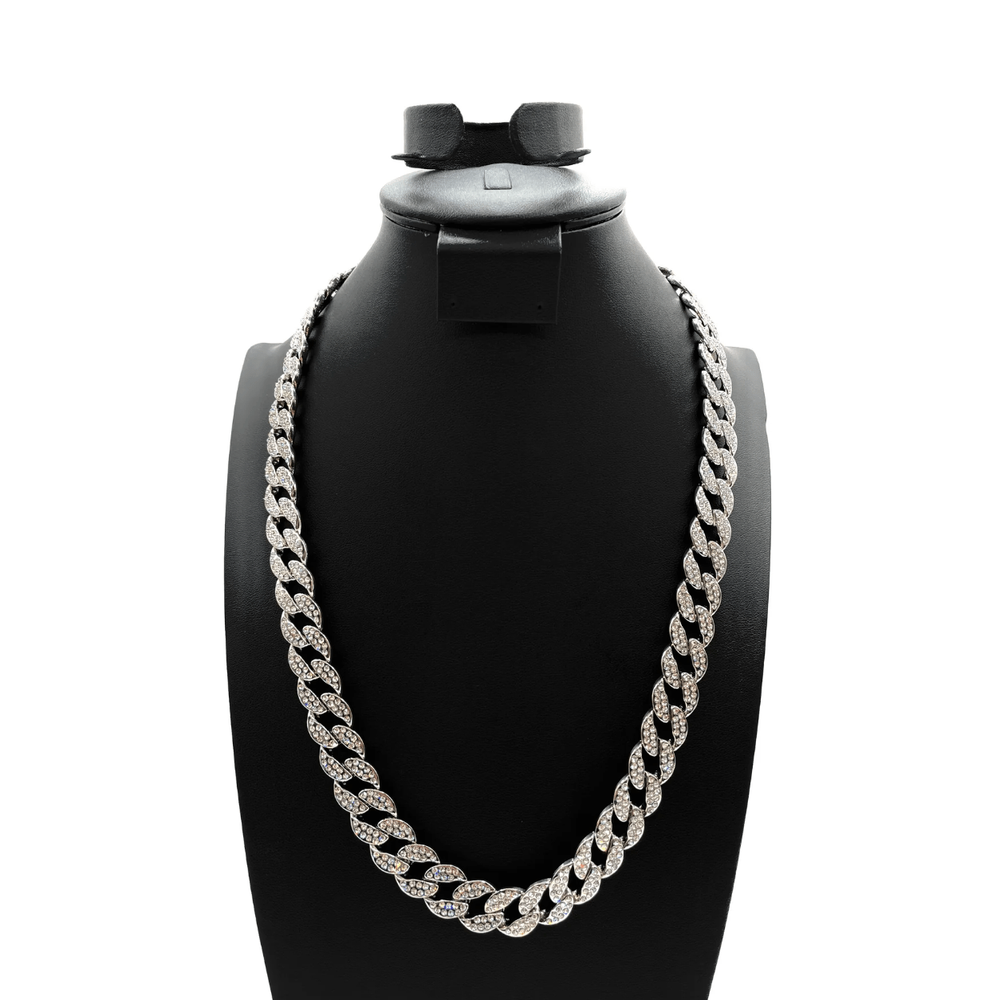 The One Jewelry Iced Out Diamond Necklace - 9 Styles - Beauty Exchange Beauty Supply