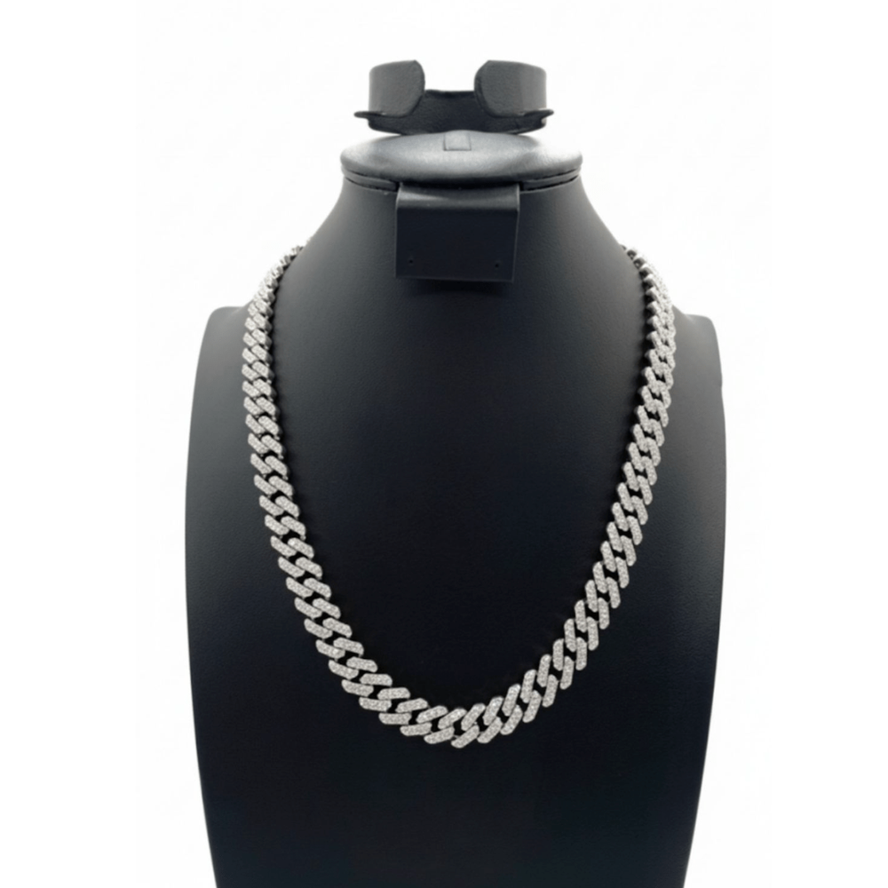 The One Jewelry Iced Out Diamond Necklace - 9 Styles - Beauty Exchange Beauty Supply