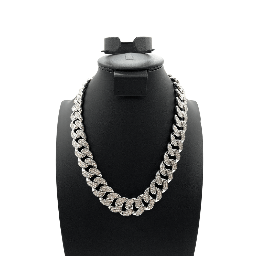The One Jewelry Iced Out Diamond Necklace - 9 Styles - Beauty Exchange Beauty Supply