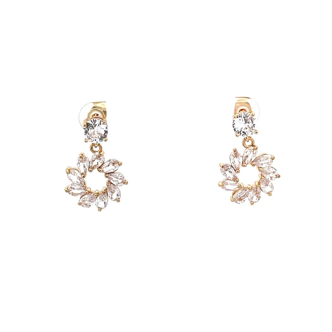 The One Jewelry Micro Pave Earrings - Beauty Exchange Beauty Supply