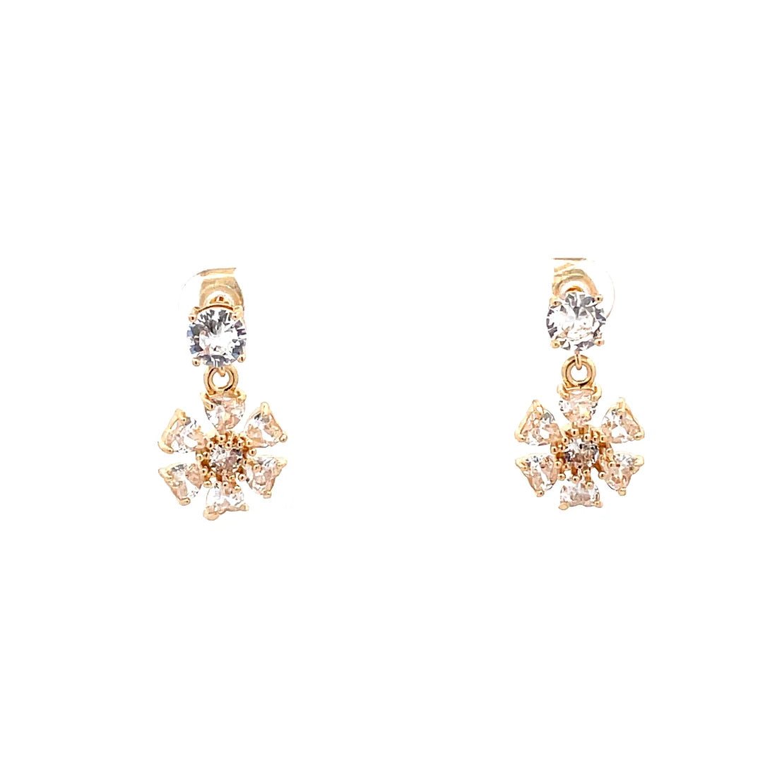The One Jewelry Micro Pave Earrings - Beauty Exchange Beauty Supply