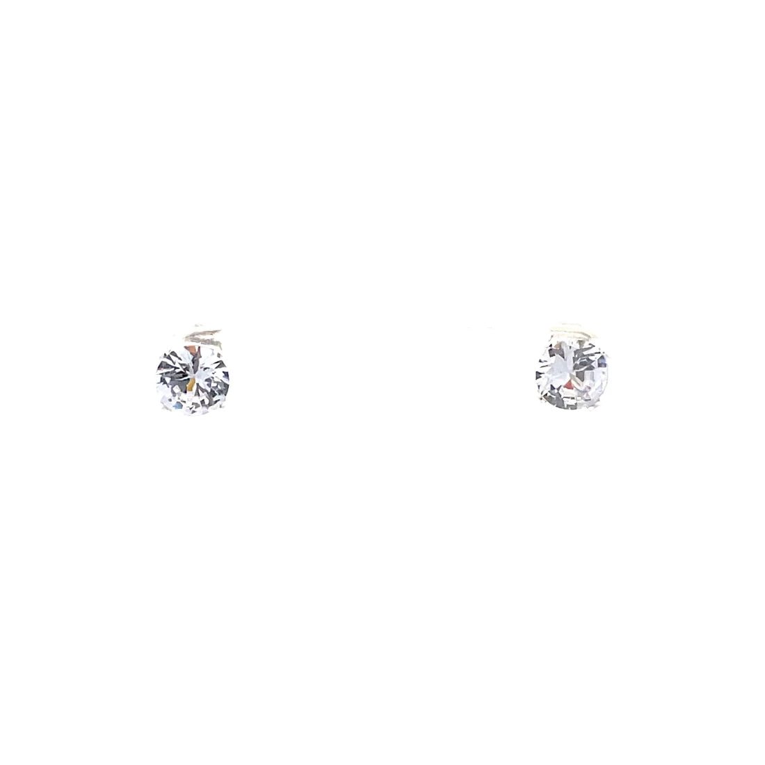 The One Jewelry Sterling Silver Round Earrings - Beauty Exchange Beauty Supply