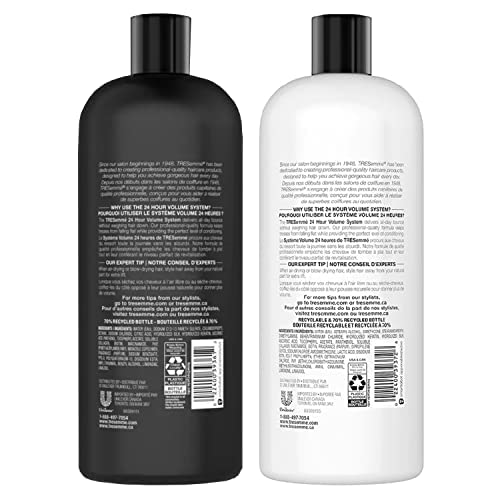 TRESemmé 24 Hour Volumizing Shampoo & Conditioner Set – With Collagen & Vitamin Blend – 28 fl oz Each - Beauty Exchange Beauty Supply