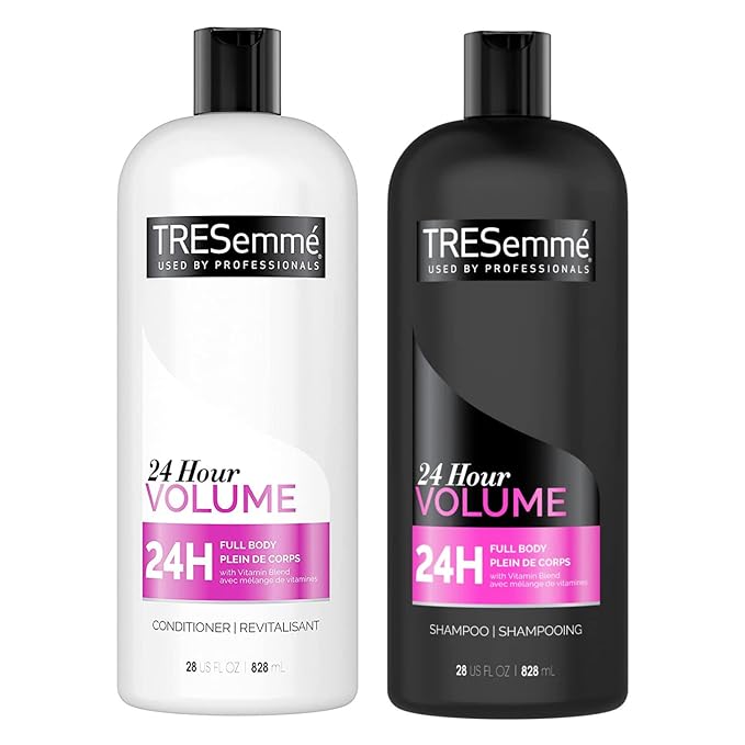 TRESemmé 24 Hour Volumizing Shampoo & Conditioner Set – With Collagen & Vitamin Blend – 28 fl oz Each - Beauty Exchange Beauty Supply