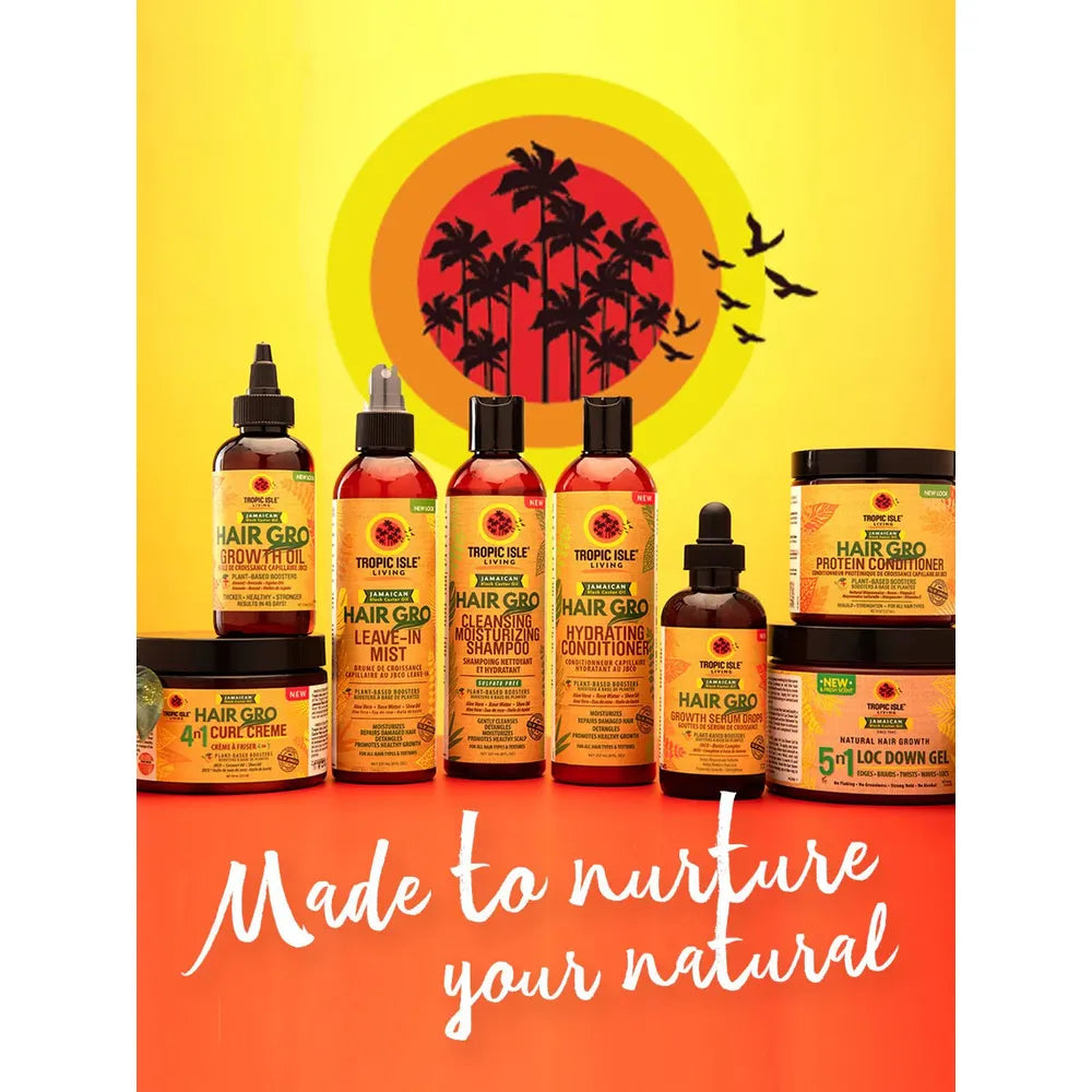 Tropic Isle Hair Gro Cleansing & Moisturizing Duo – 8 oz - Beauty Exchange Beauty Supply