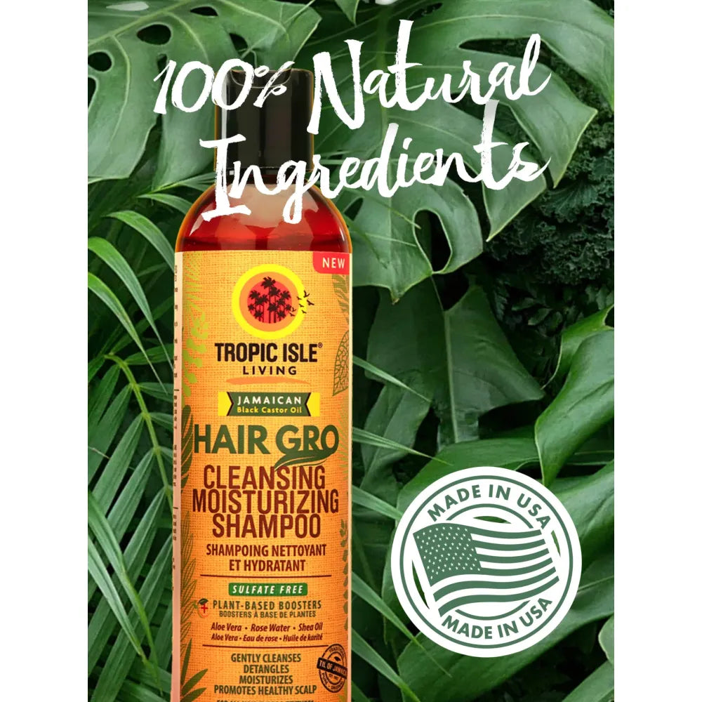 Tropic Isle Hair Gro Cleansing & Moisturizing Duo – 8 oz - Beauty Exchange Beauty Supply