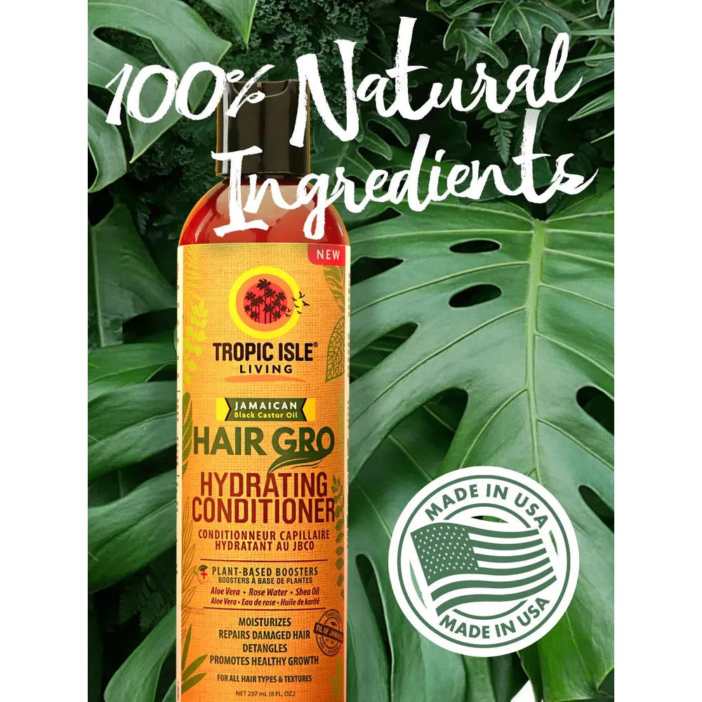 Tropic Isle Hair Gro Cleansing & Moisturizing Duo – 8 oz - Beauty Exchange Beauty Supply