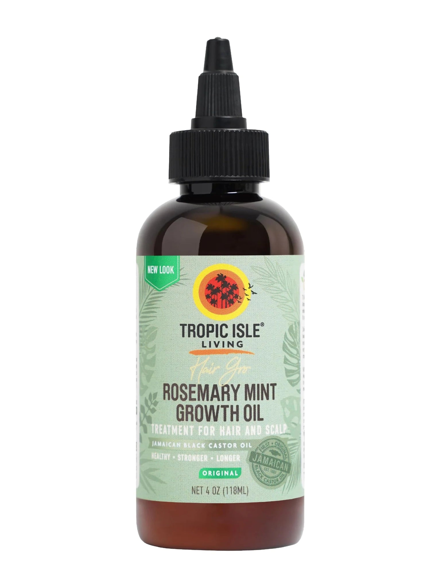 Tropic Isle Hair Gro Rosemary Mint Growth Oil – 4 oz - Beauty Exchange Beauty Supply