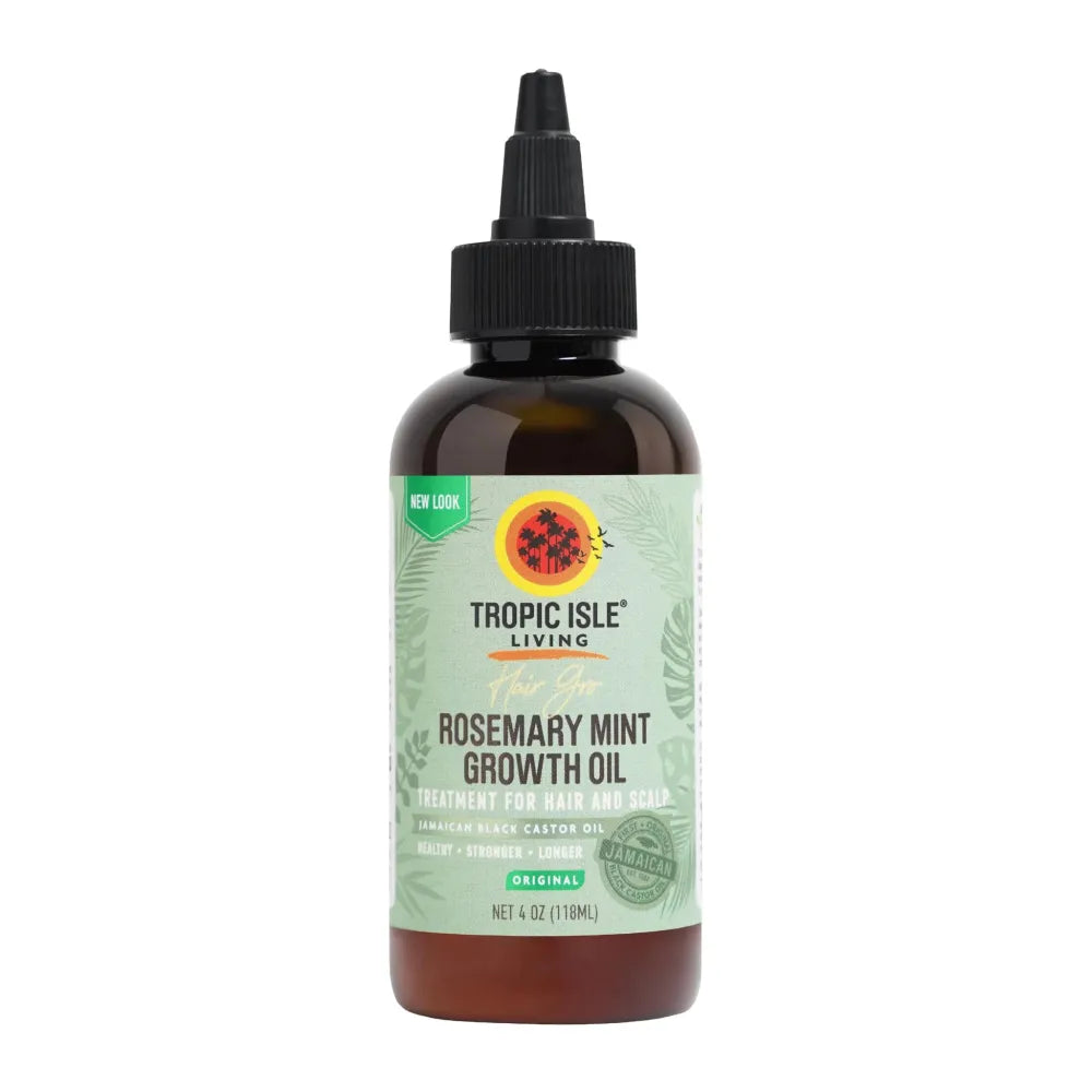 Tropic Isle Hair Gro Rosemary Mint Growth Oil – 4 oz - Beauty Exchange Beauty Supply