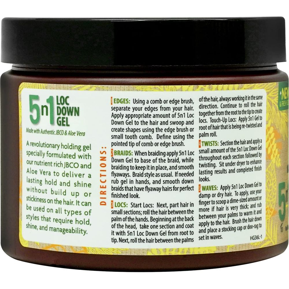 Tropic Isle Living 5 - in - 1 Loc Down Gel – 12oz - Beauty Exchange Beauty Supply