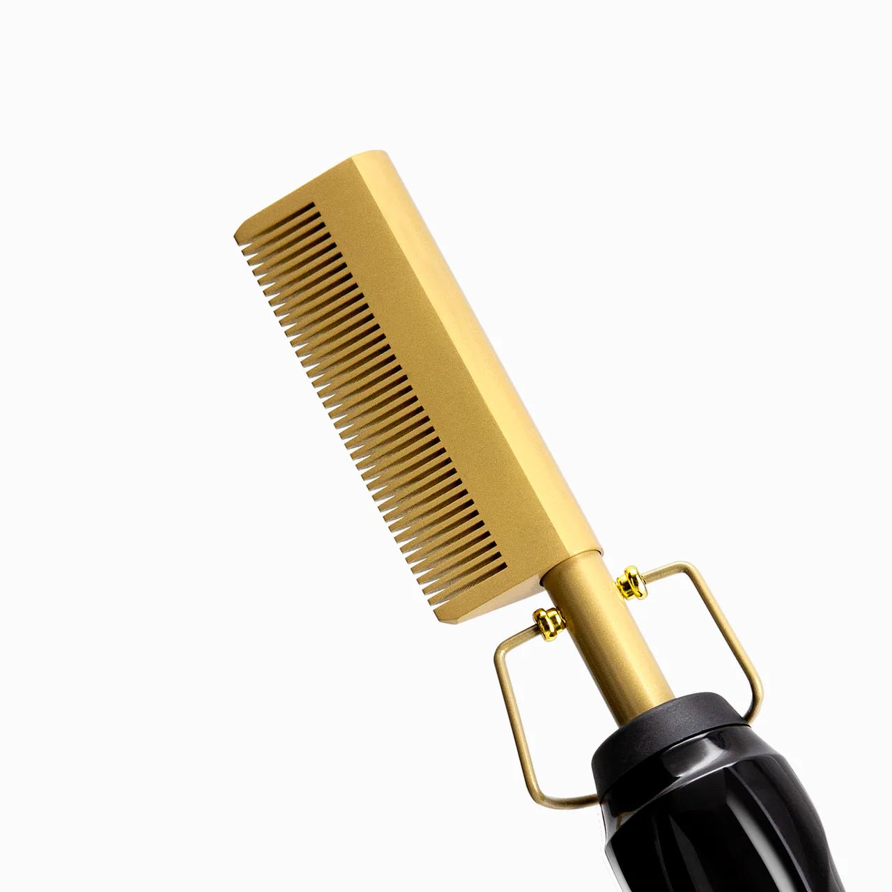 Tyche Gold Pressing Comb - Beauty Exchange Beauty Supply