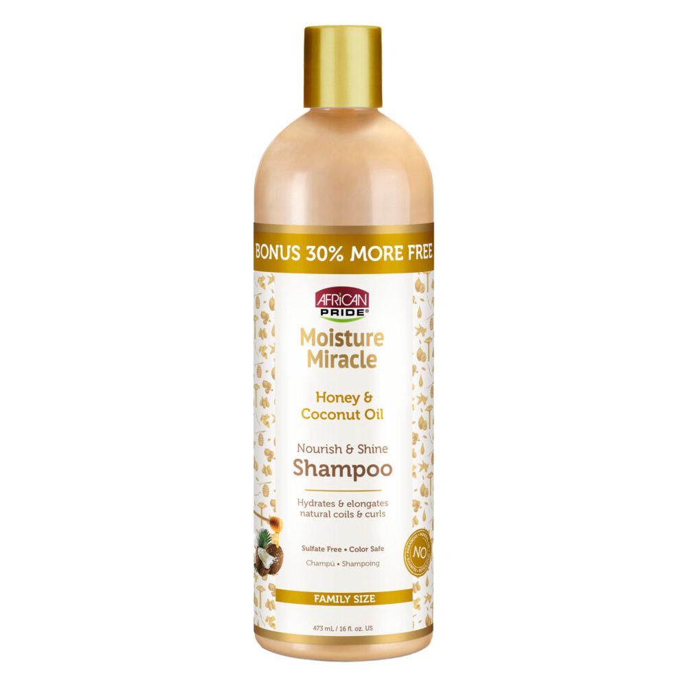 African Pride Moisture Miracle Shampoo & Conditioner Set – 2 x 16 oz