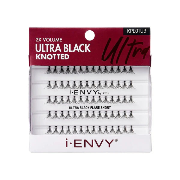 KISS i-Envy Ultra Black Flare Individual Lashes – 70pc