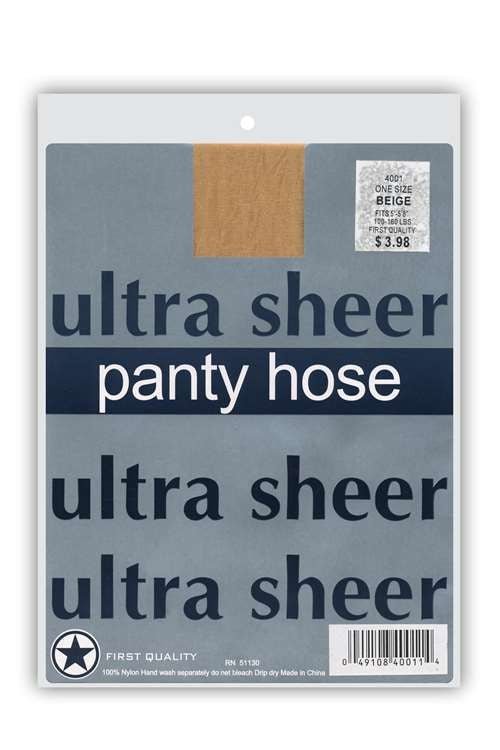 Ultra Sheer Pantyhose – Fits 5'0" to 5'9" - Beauty Exchange Beauty Supply