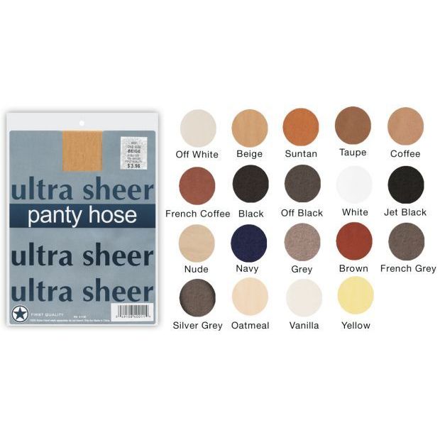 Ultra Sheer Pantyhose – Queen Size Fit - Beauty Exchange Beauty Supply