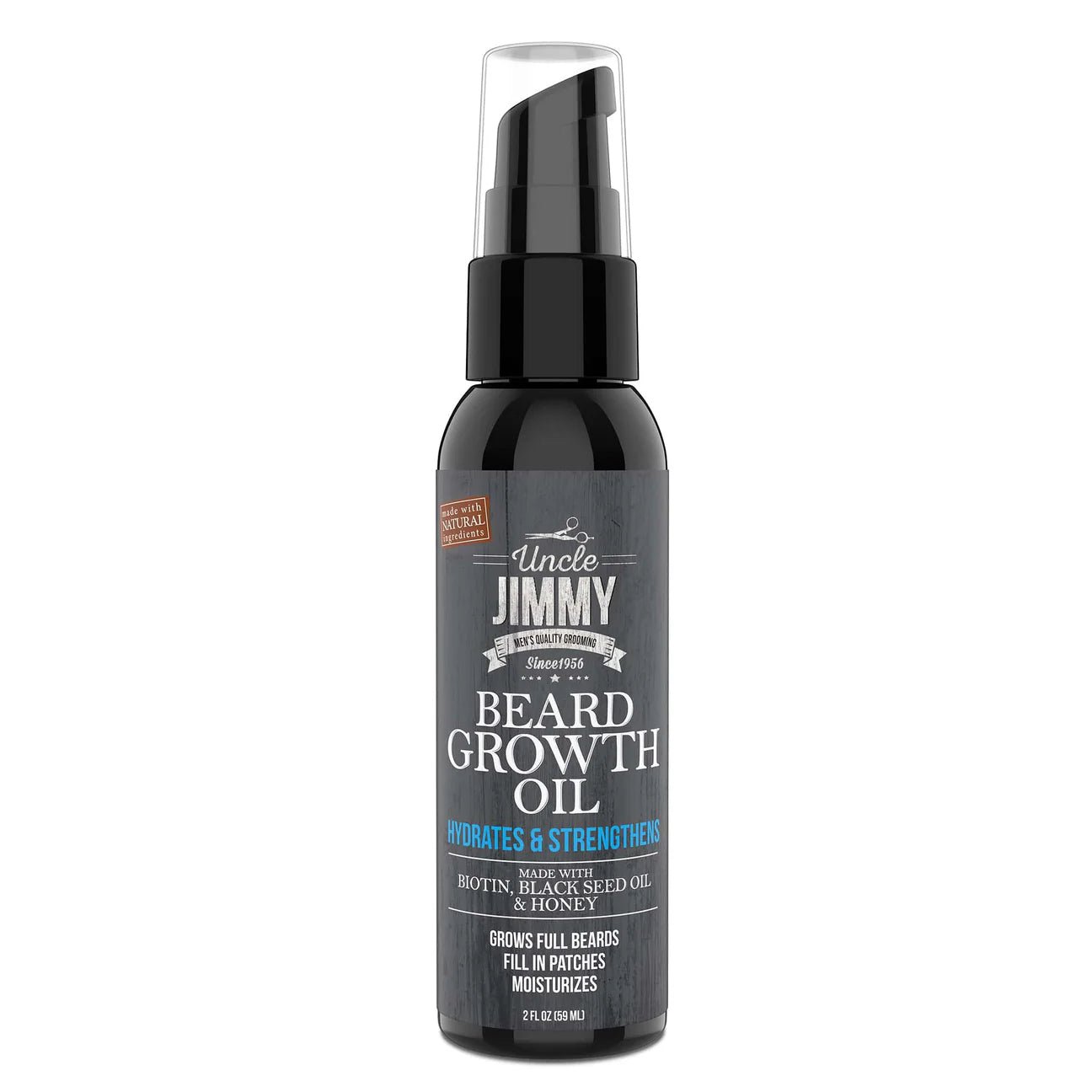Uncle Jimmy Beard Oil & Growth Oil – 2oz - Beauty Exchange Beauty Supply