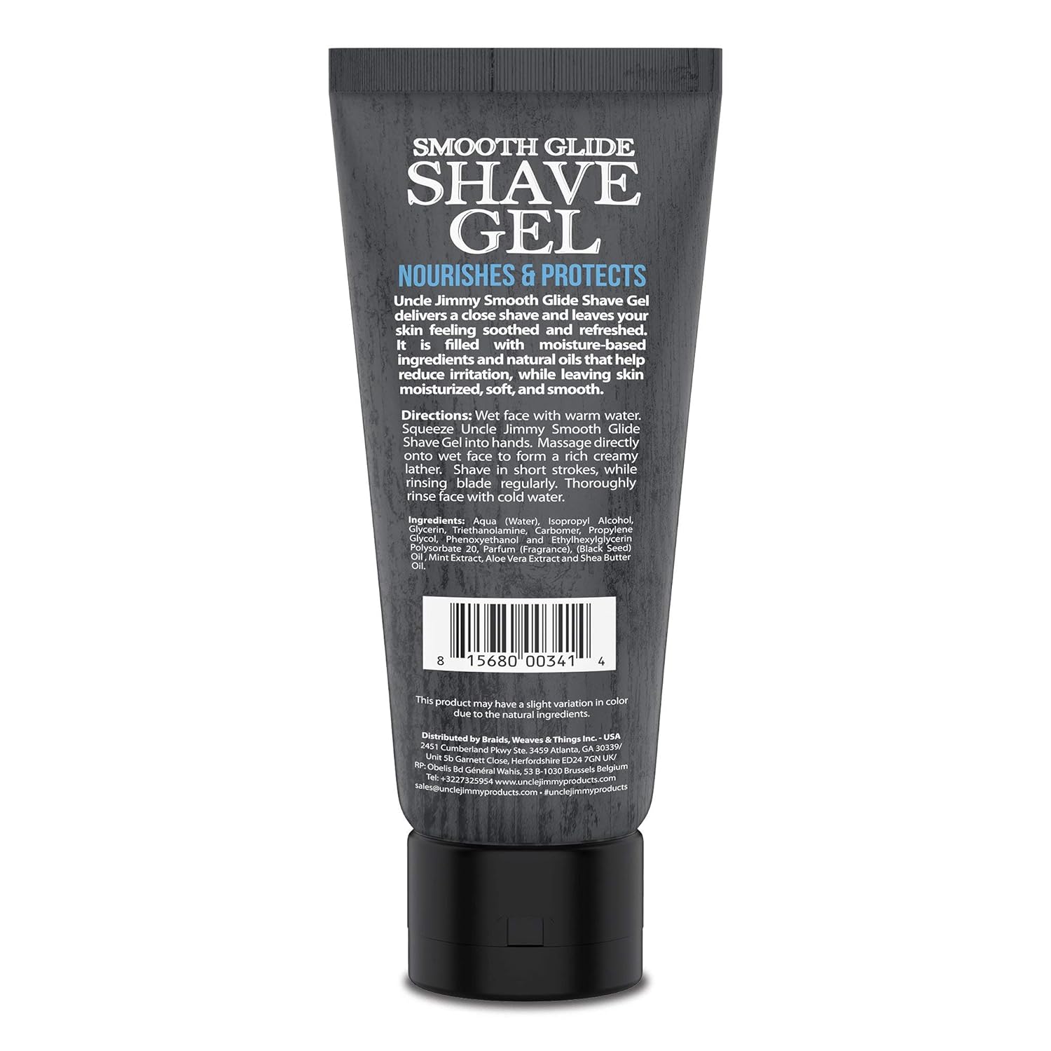 Uncle Jimmy Shave Gel – Bump - Free Shave 8 oz - Beauty Exchange Beauty Supply
