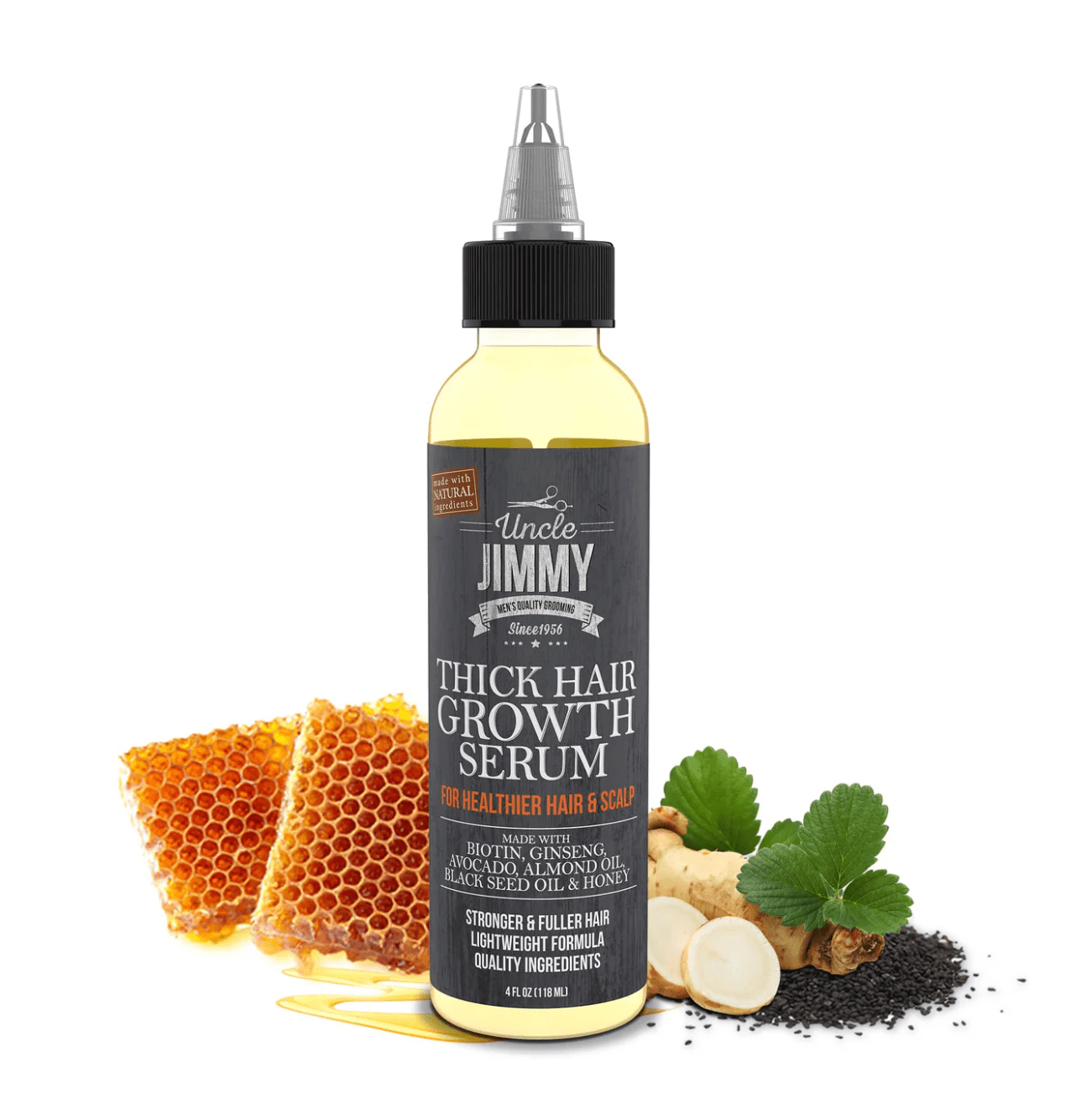 Uncle Jimmy Thick Hair Growth Serum โ 4oz - Beauty Exchange Beauty Supply