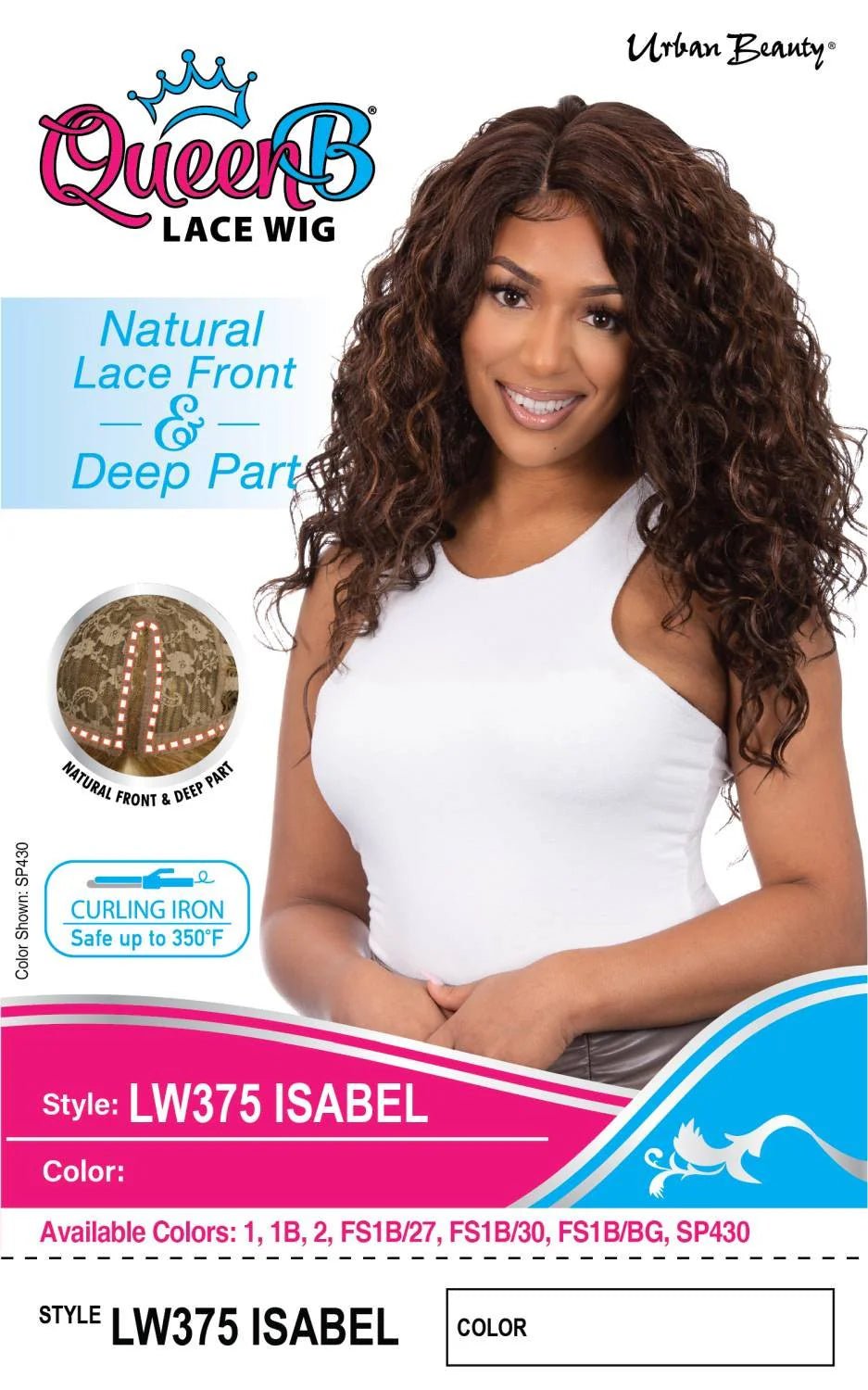 Urban Beauty Queen B LW375 Synthetic Wig โ Isabel - Beauty Exchange Beauty Supply