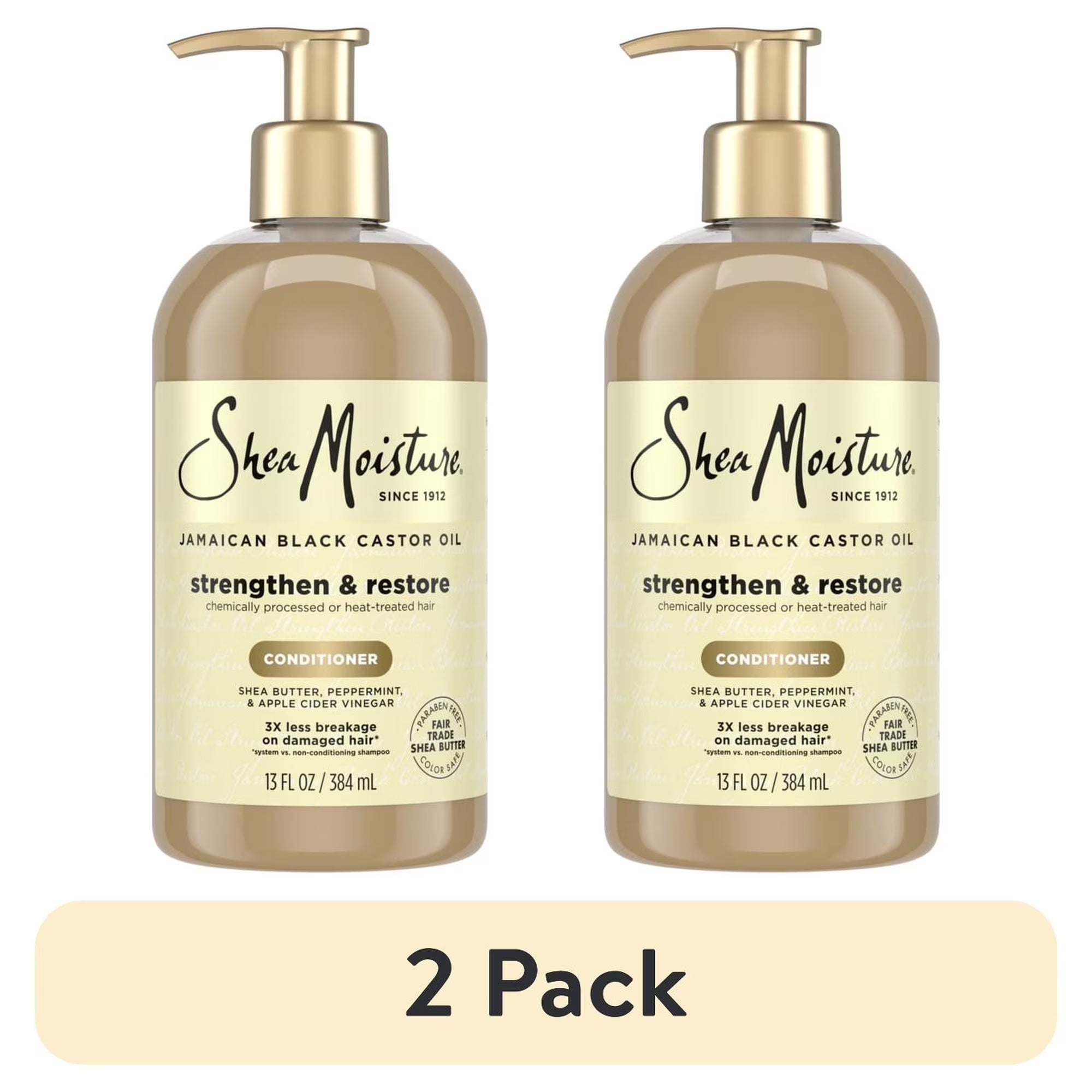 Shea Moisture Jamaican Black Castor Oil Shampoo Combo
