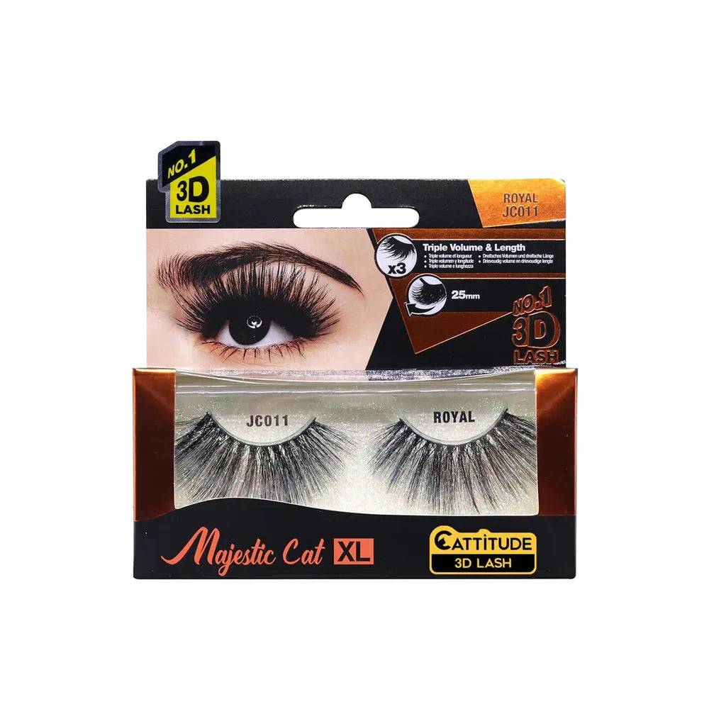 Ebin New York Cattention 3D 25mm Lashes – Majestic Cat