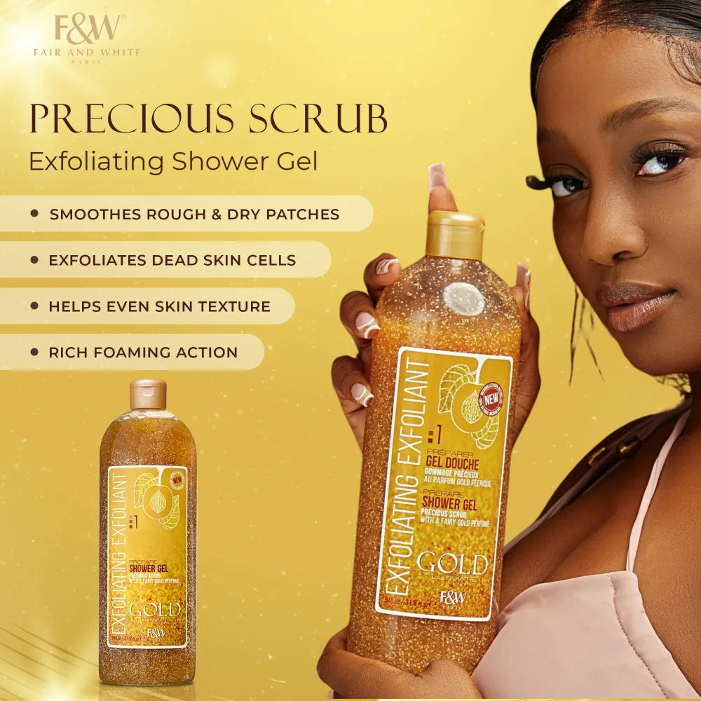 Gold Exfoliating Shower Gel Step 1 – 940 ml