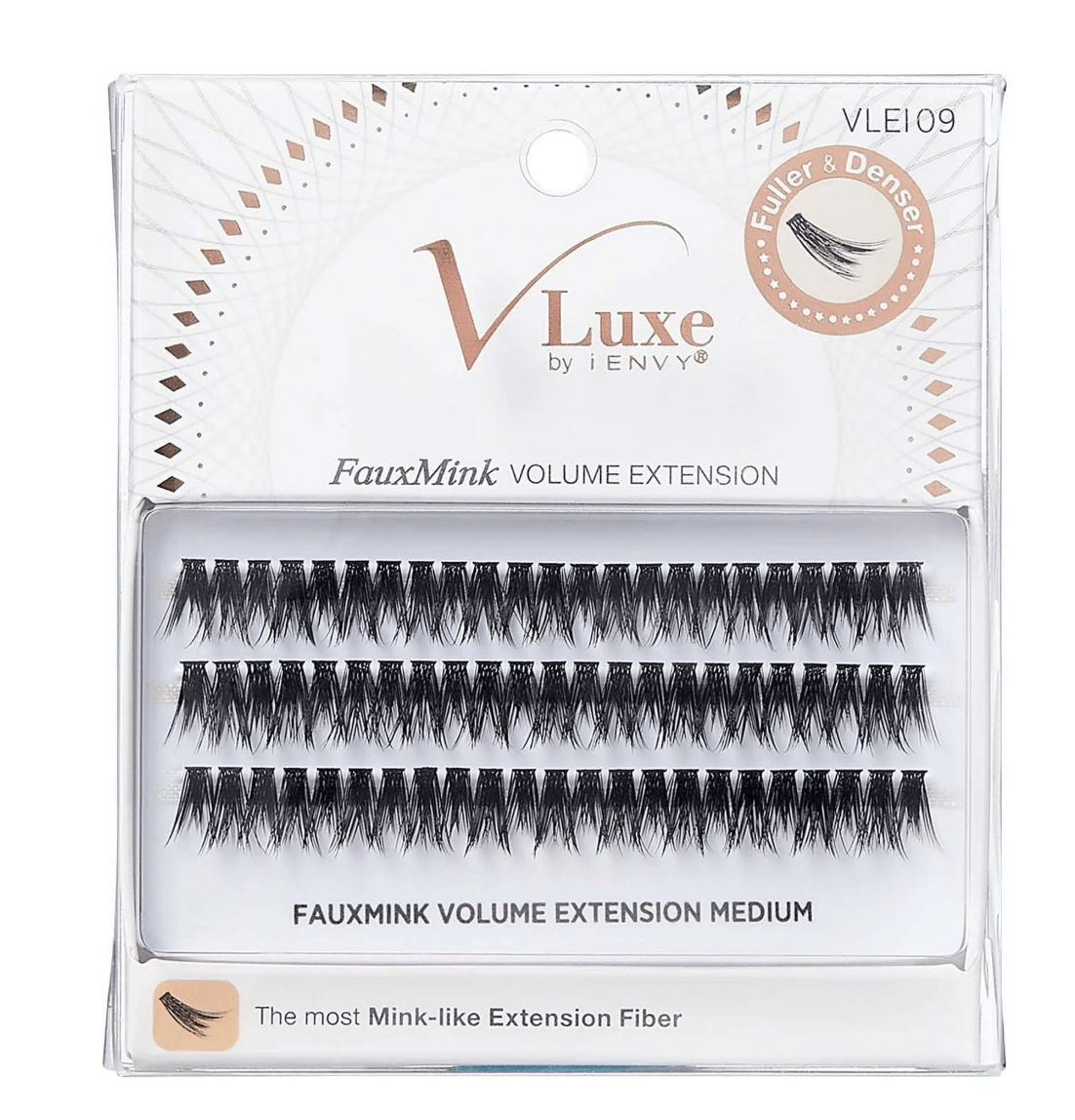 V - Luxe by i - ENVY 30D Extension Cluster Lashes – Styles 06 to 13 - Beauty Exchange Beauty Supply