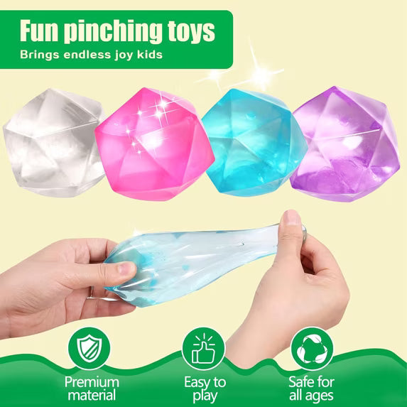 Color Stress Balls Diamond Shape Decompression
