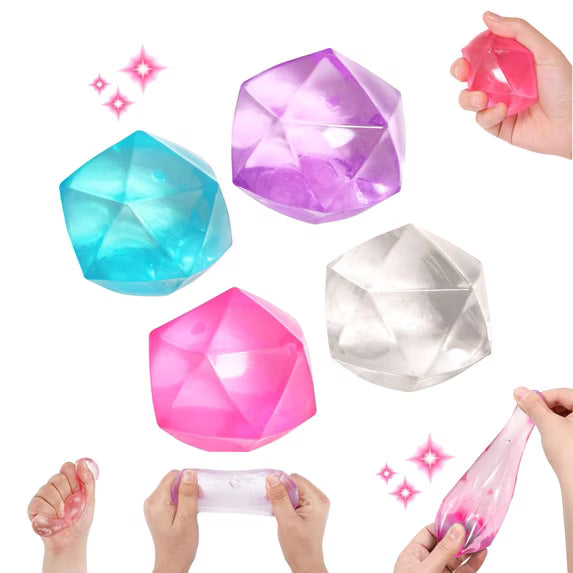 Color Stress Balls Diamond Shape Decompression
