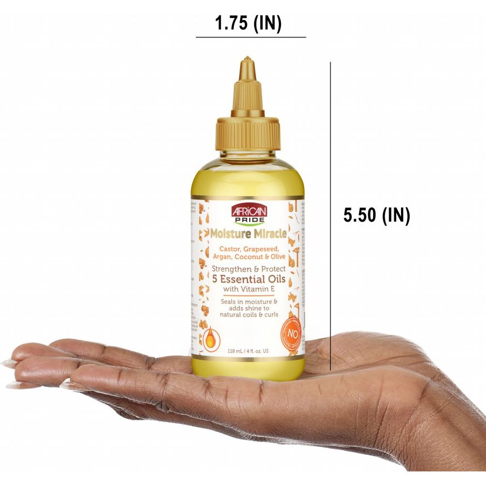 African Pride Moisture Miracle – 5 Essential Oils – 4 oz