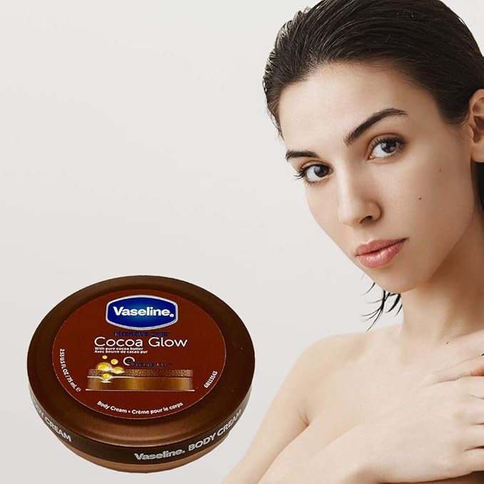 Vaseline Intensive Care Glow Cocoa Body Cream - Beauty Exchange Beauty Supply