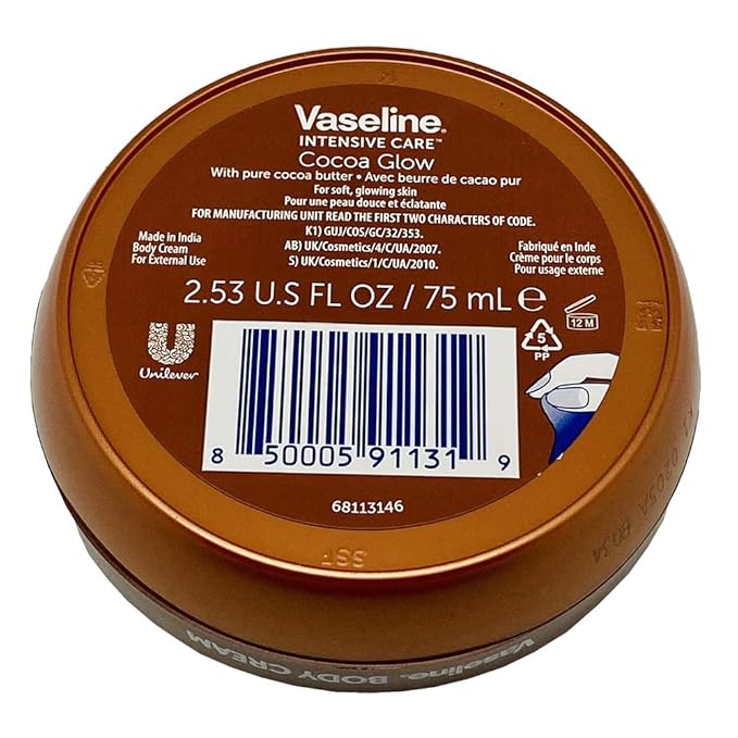 Vaseline Intensive Care Glow Cocoa Body Cream - Beauty Exchange Beauty Supply