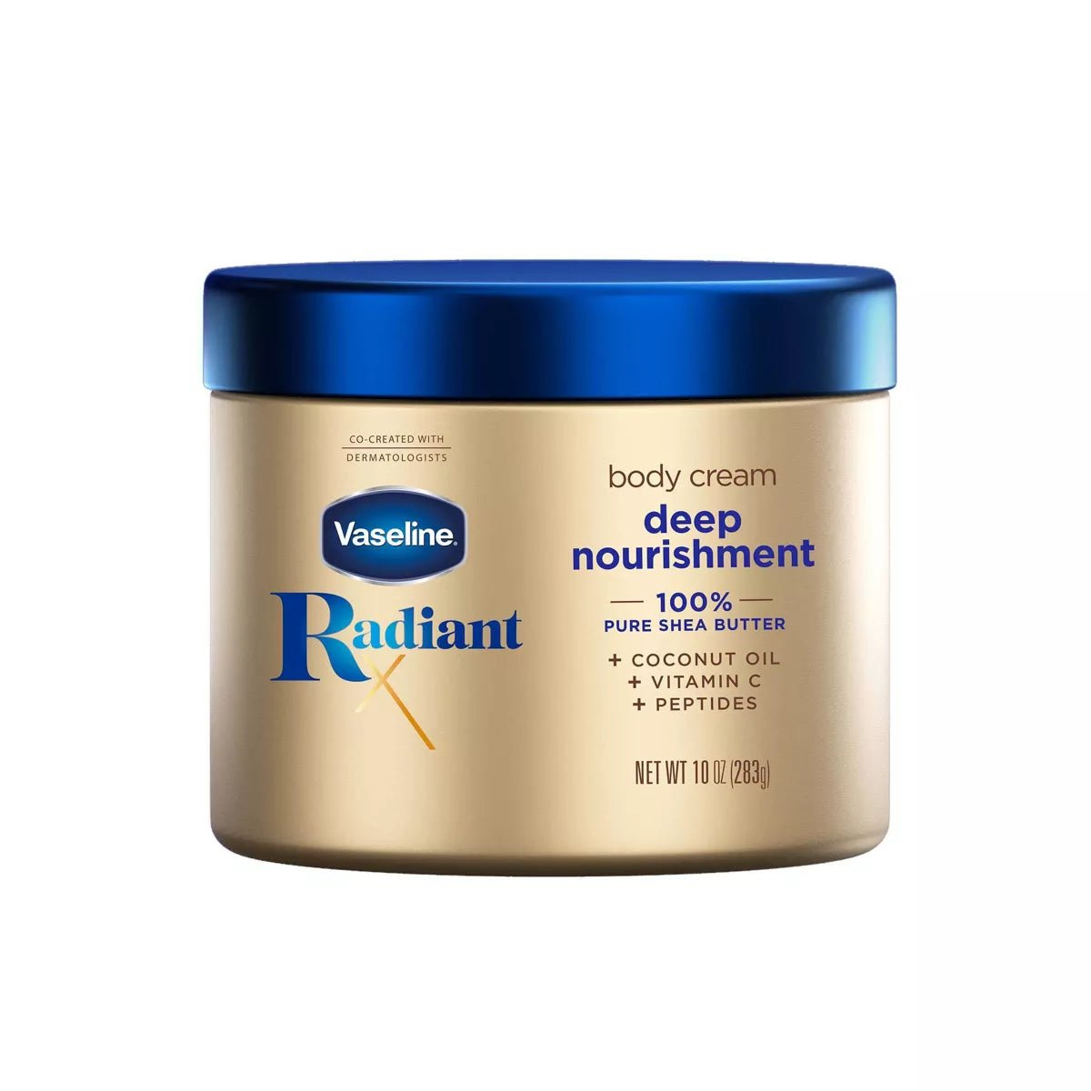 Vaseline Radiant X Deep Nourish Body Cream โ 10 oz - Beauty Exchange Beauty Supply