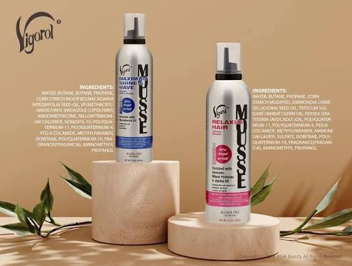 Vigorol Hair Styling Foam Mousse – 12 oz - Beauty Exchange Beauty Supply