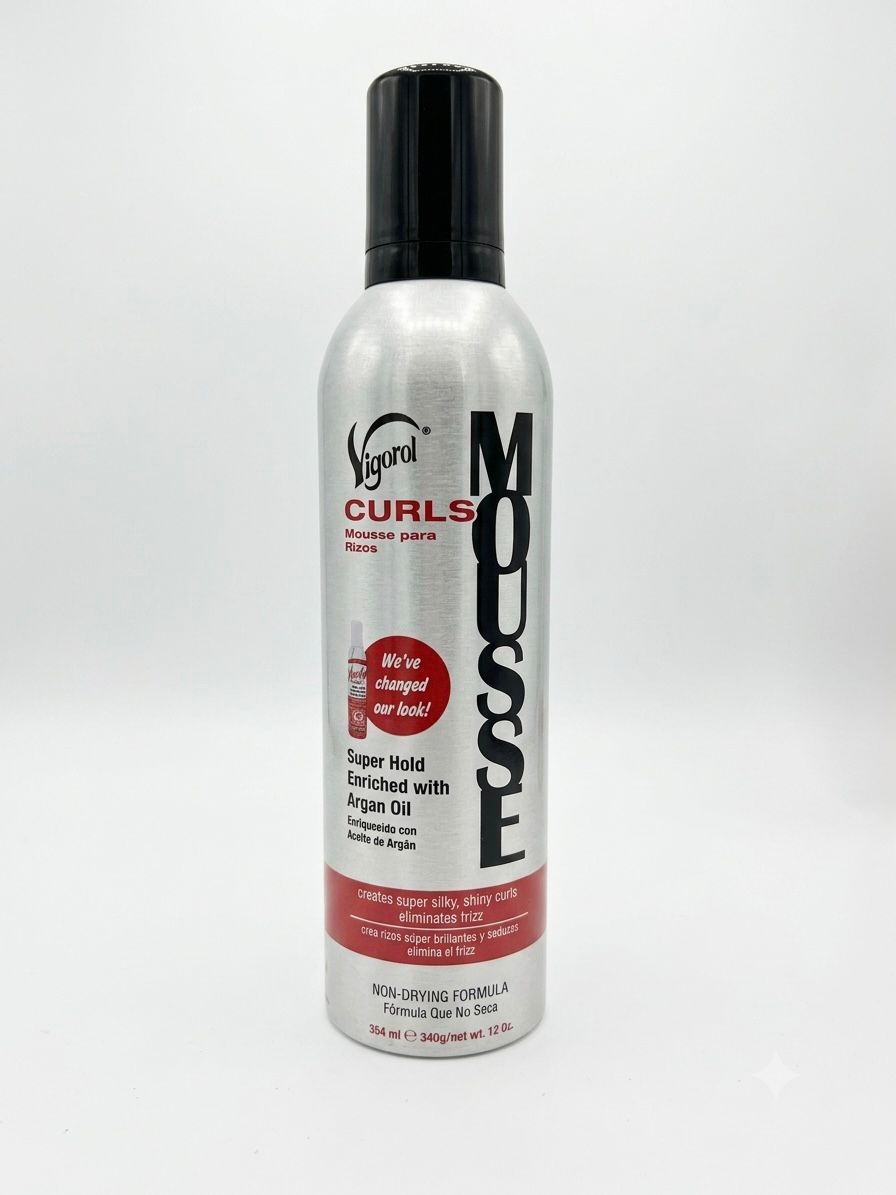 Vigorol Hair Styling Foam Mousse – 12 oz - Beauty Exchange Beauty Supply
