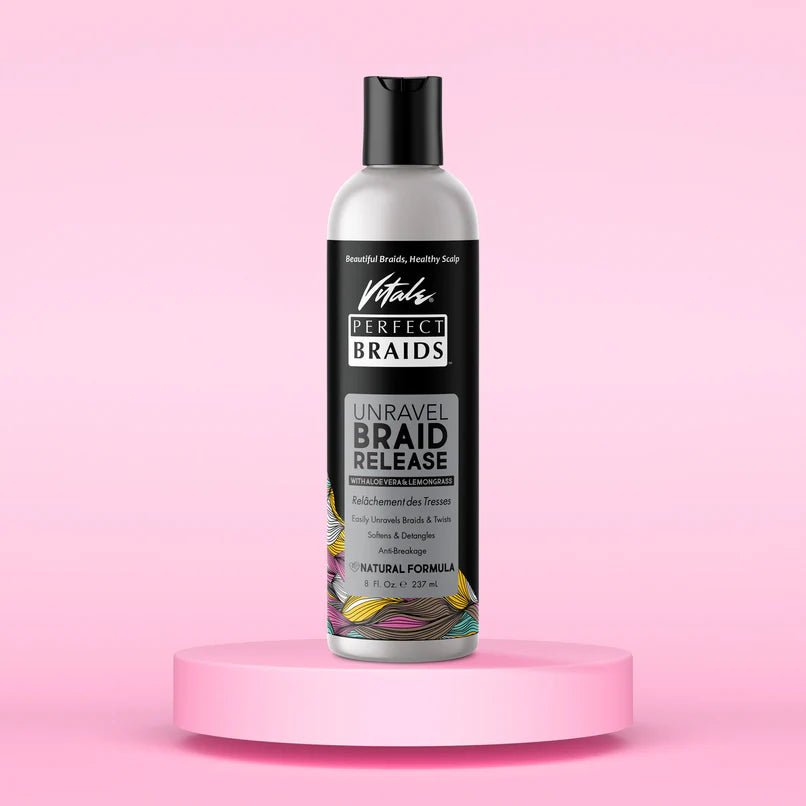 Vitale Perfect Braids – Unravel Braid Release / Calm Itch Relief / Cleanse Dry Shampoo - Beauty Exchange Beauty Supply