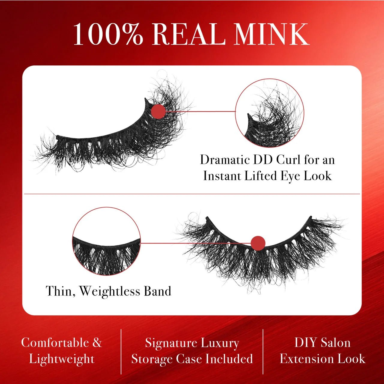 VLuxe By iENVY 100% Real Mink DD Curl Strip Eyelashes - Beauty Exchange Beauty Supply
