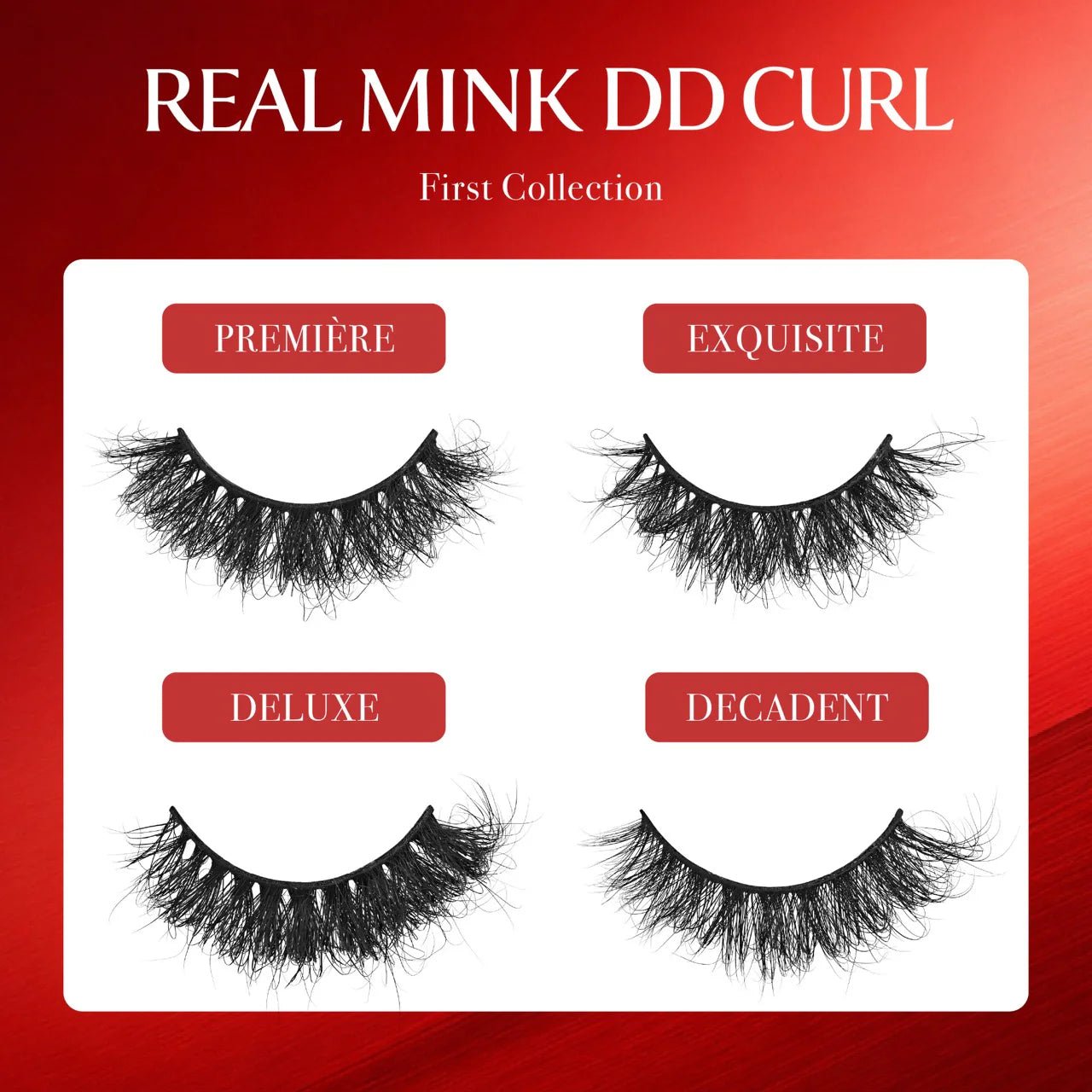 VLuxe By iENVY 100% Real Mink DD Curl Strip Eyelashes - Beauty Exchange Beauty Supply