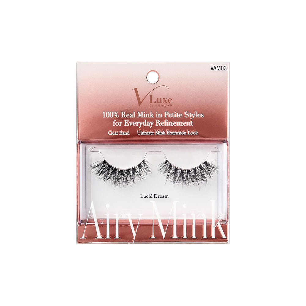 VLuxe by iEnvy Airy Mink Lashes – 100% Real Mink - Beauty Exchange Beauty Supply