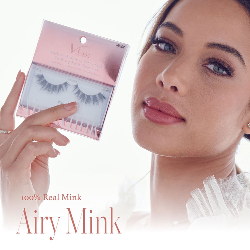 VLuxe by iEnvy Airy Mink Lashes – 100% Real Mink - Beauty Exchange Beauty Supply