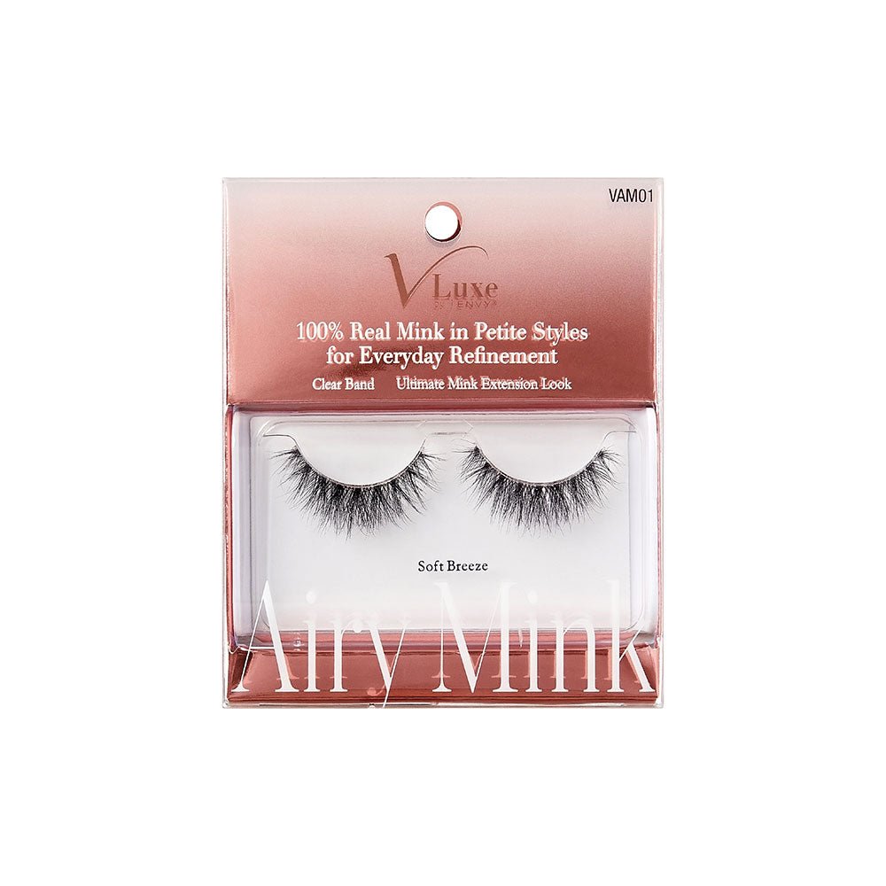 VLuxe by iEnvy Airy Mink Lashes – 100% Real Mink - Beauty Exchange Beauty Supply