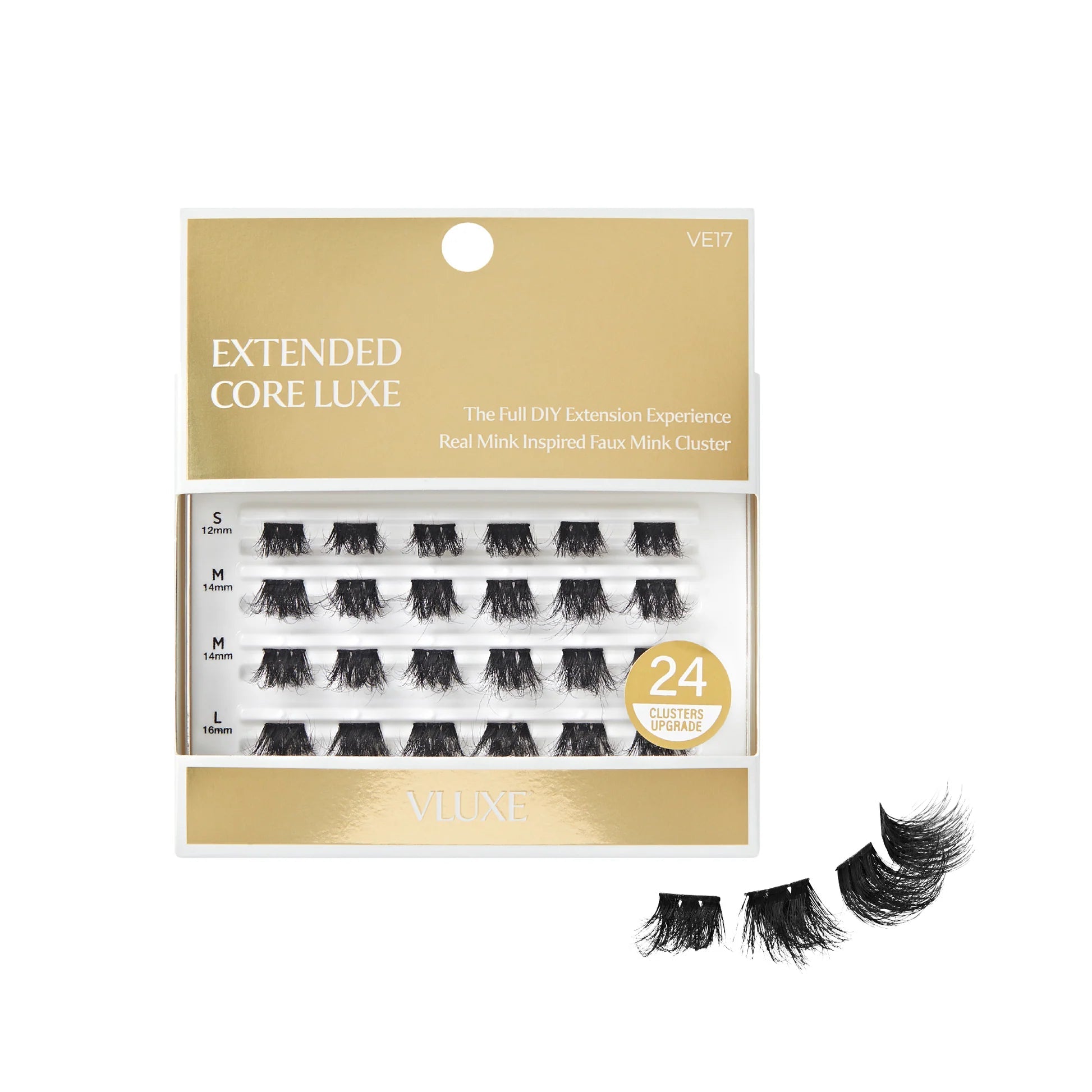 VLuxe By iENVY Extended Core Luxe Faux Mink Lash Clusters - Beauty Exchange Beauty Supply