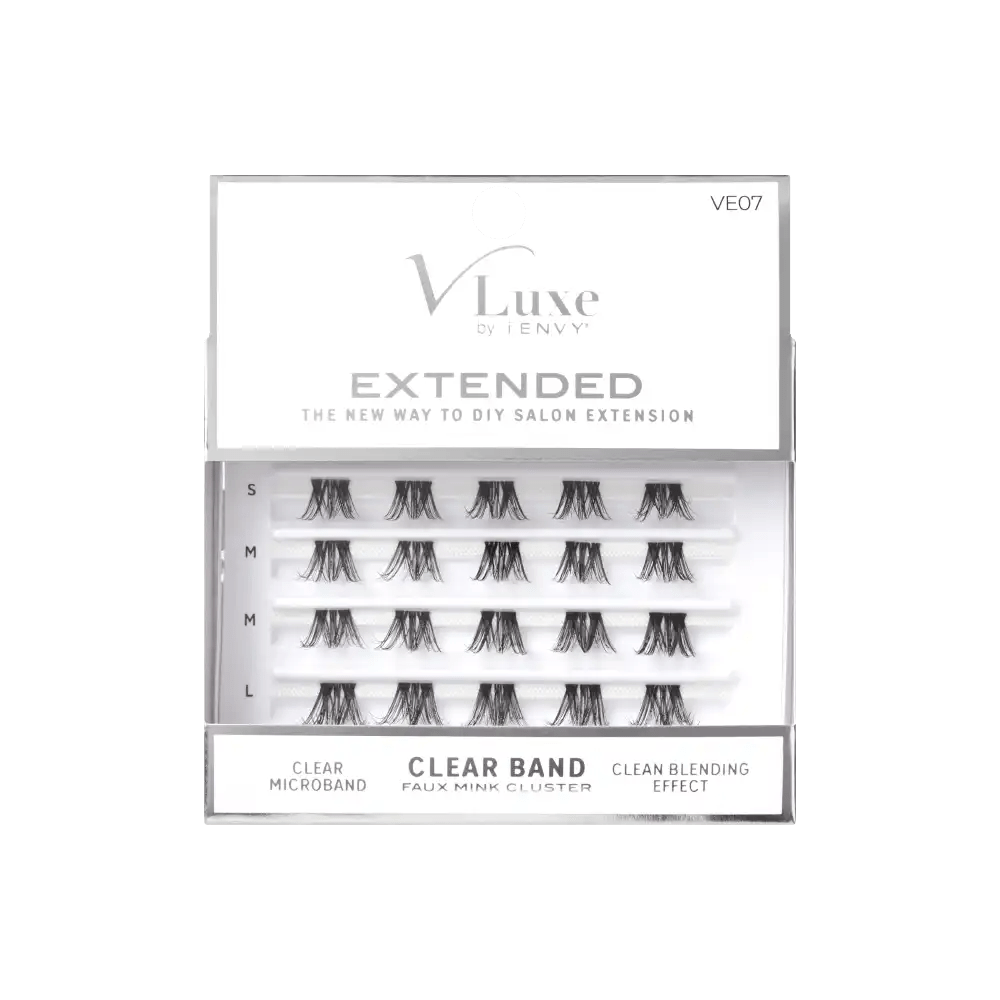 VLuxe by iEnvy Extended Faux Mink Cluster Lashes - Beauty Exchange Beauty Supply
